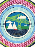 Newport Manhole Cover— Newport RI Print